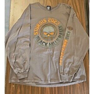 Harley Davidson Sturgis 2023 Long Sleeve Tshirt Size 3XL Hill City South Dakota